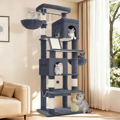 Tall Cat Tree 75 Inch