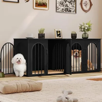 63 in Double Dog Crate Furniture
