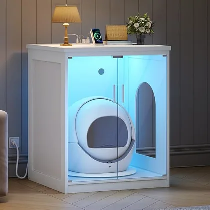 Large Cat Litter Box Enclosure