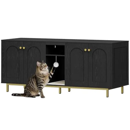Litter Box Enclosure for 2 Cats