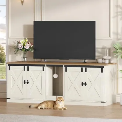 Cat Litter Box Enclosure for 2 Cats