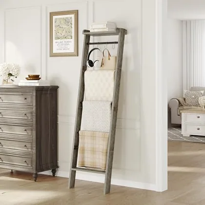 Blanket Ladder Shelf